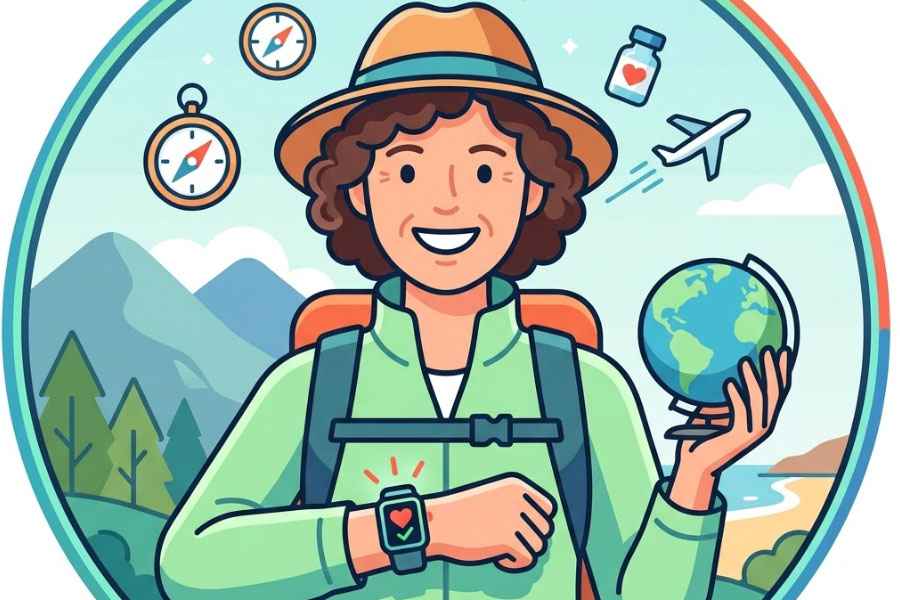 What to note when traveling with high blood pressure to ensure safety. Graphics: Thien Nhan