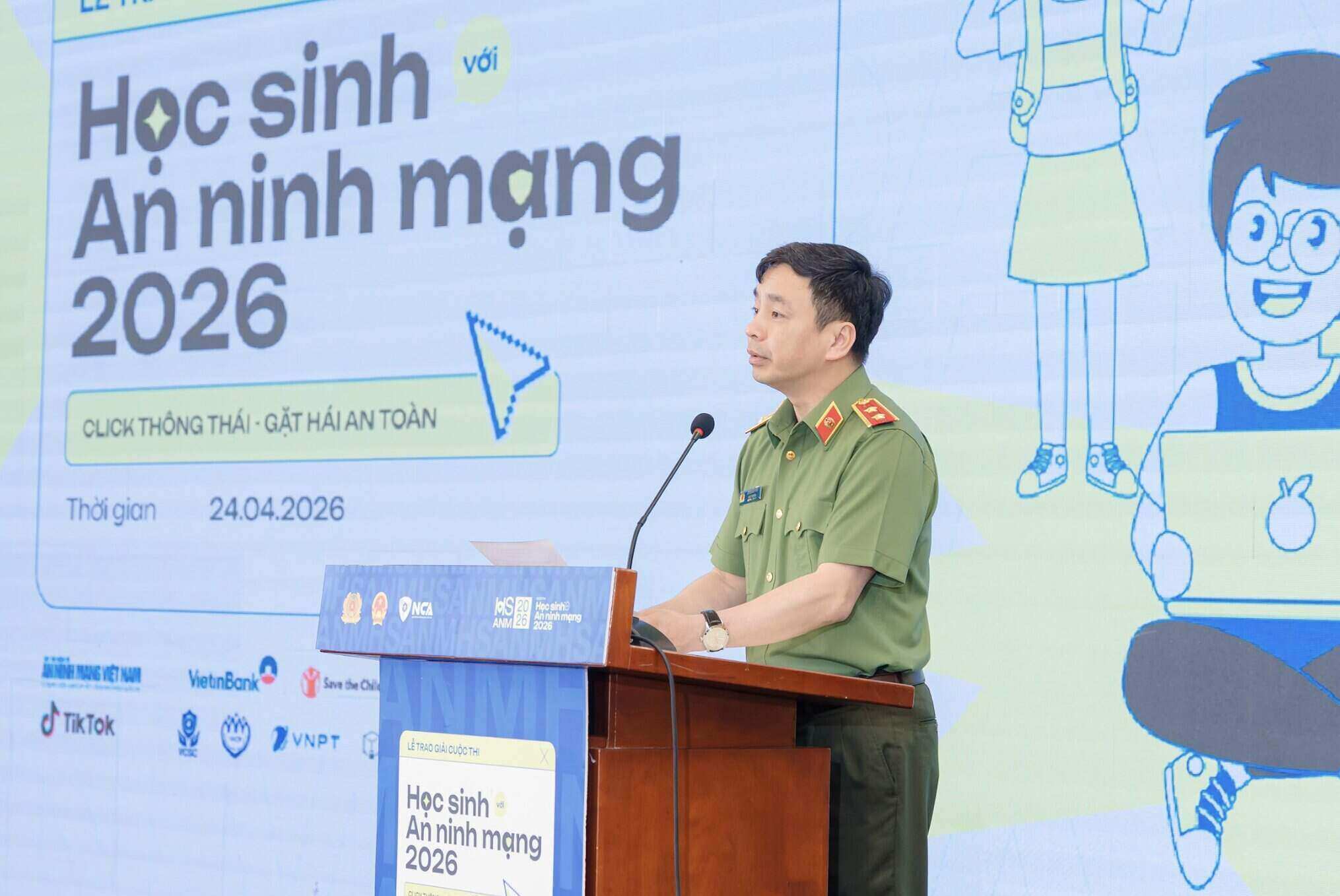 Trung tướng Lê Xuân Minh, Cục trưởng Cục A05. Ảnh: NCA