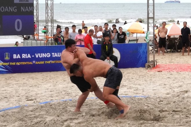 Beach wrestling fans will have the opportunity to watch the 2026 World Championship taking place in Da Nang. Photo: Thanh An