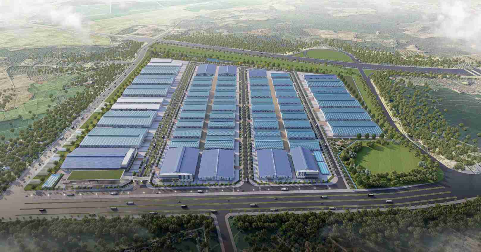 Dien Tho - VCN IC project is accelerating the completion of technical infrastructure to attract investment. Photo: Huu Long