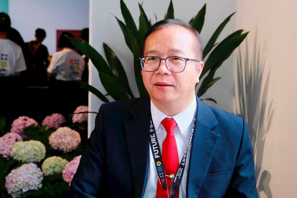 PGS.TS Nguyễn Hữu Cương, Hiệu trưởng Trường Đại học Phương Đông. Ảnh: Bích Ngọc 