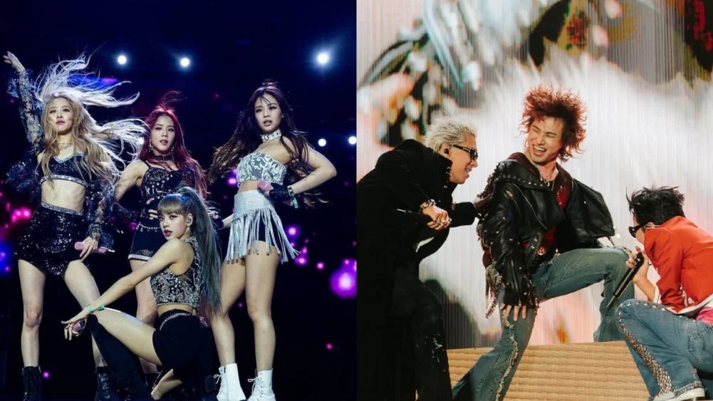Blackpink and Big Bang. Photo: Lotte.