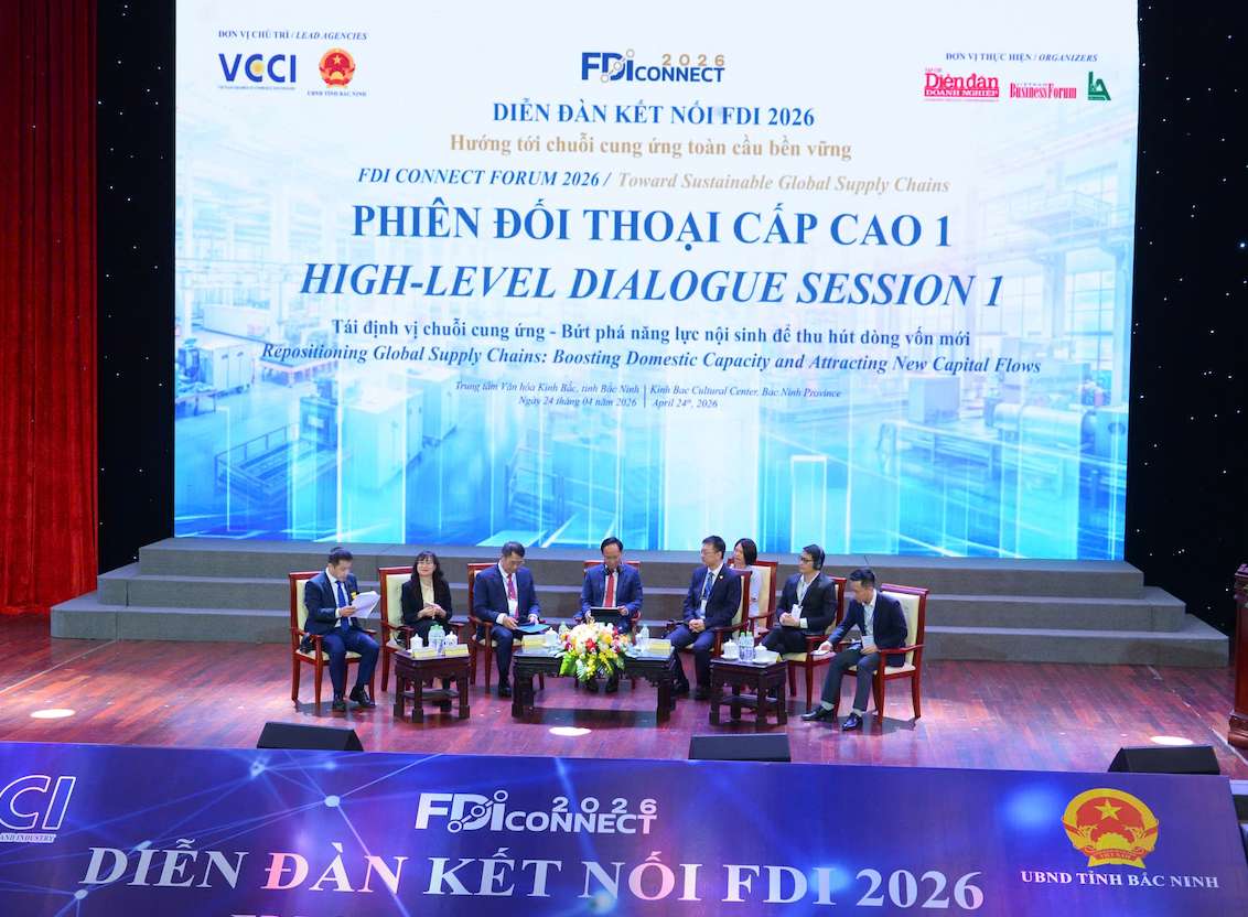 Phiên Đối thoại cấp cao tại Diễn đàn. Ảnh: VCCI
