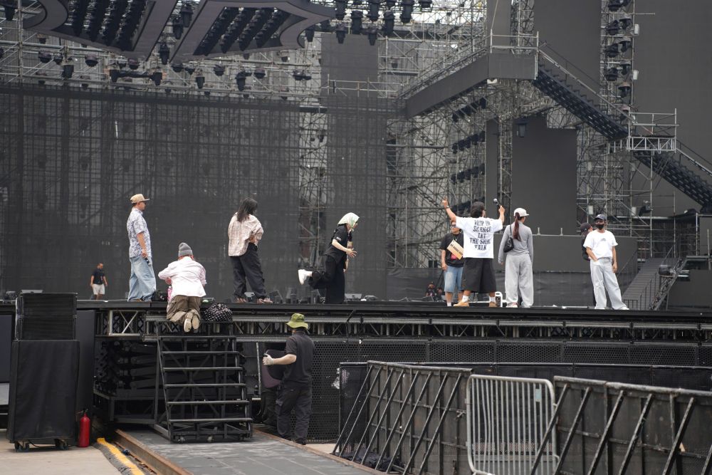 Sân khấu concert Anh trai vượt ngàn chông gai đêm thứ 9. Ảnh: Hoàng Huê