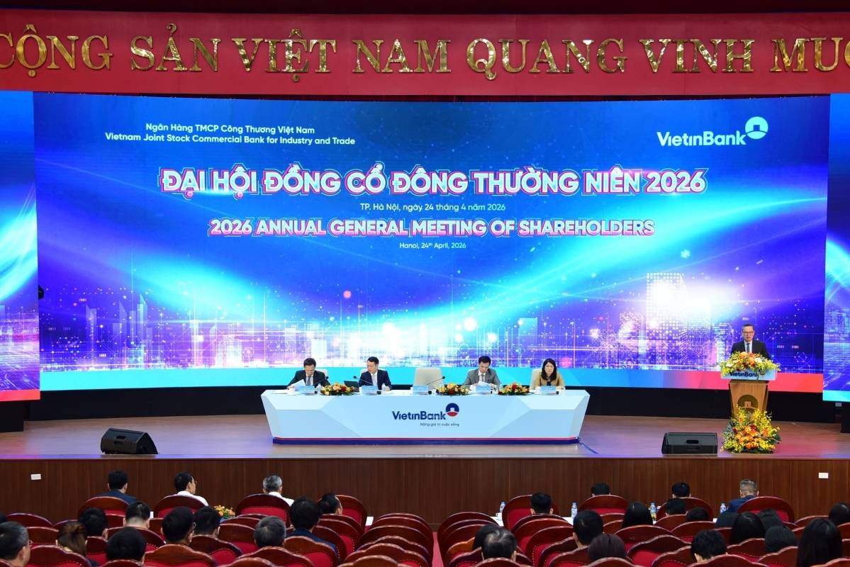 Overview of the 2026 Annual General Meeting of Shareholders. Photo: VietinBank