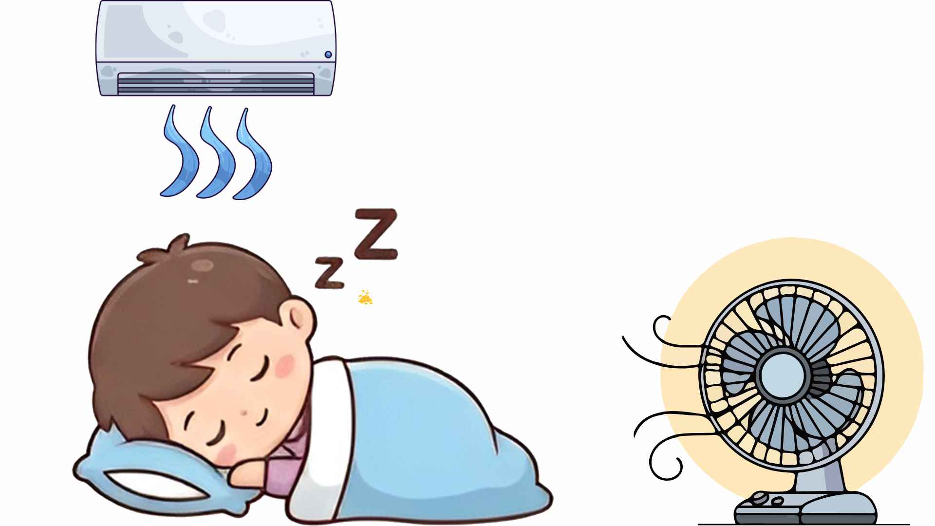 Il est conseillé d'allumer un ventilateur ou d'utiliser la climatisation pour bébé, ce qui semble simple mais affecte la santé. Photo graphique: Hoàng Lộc.