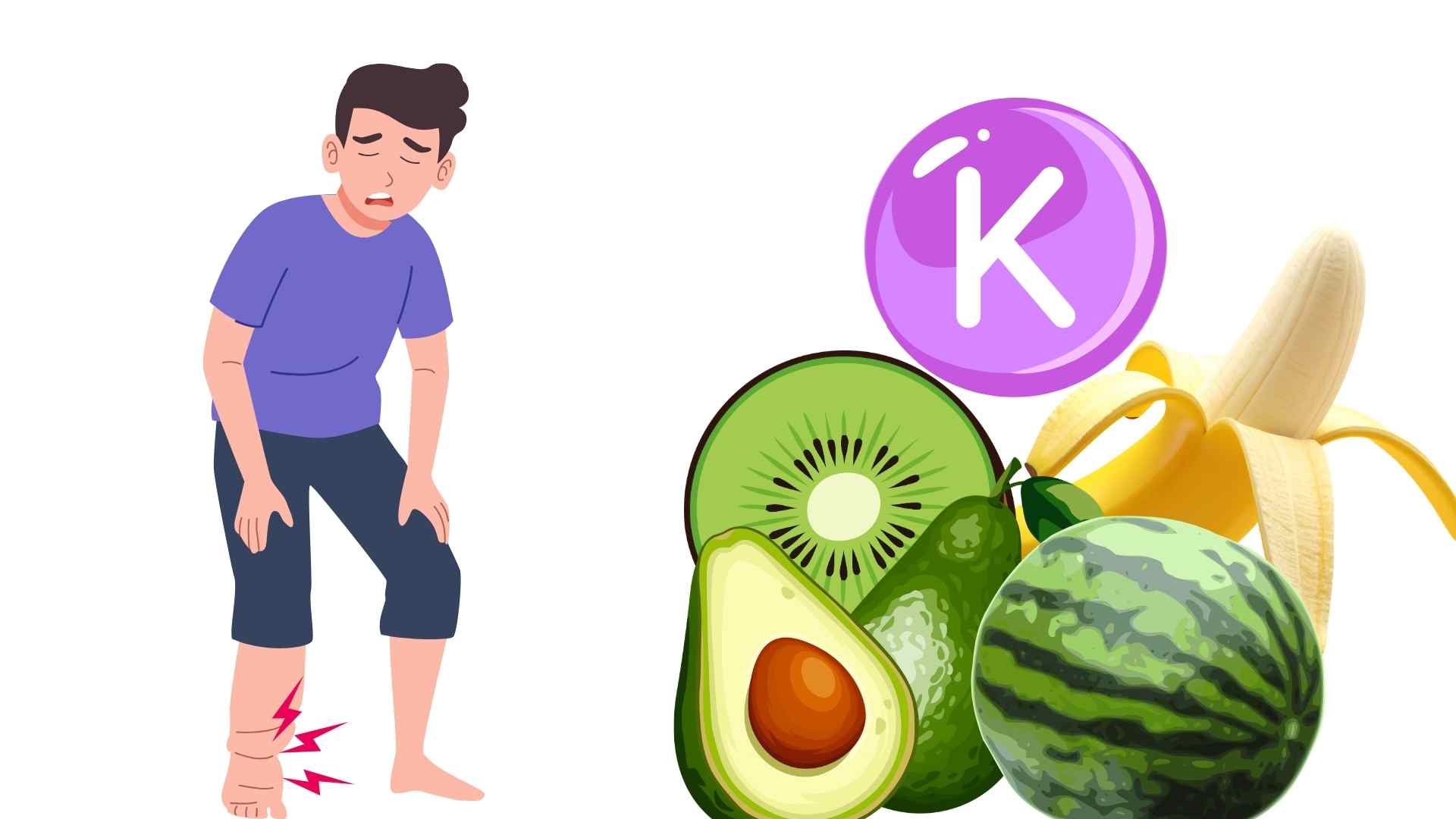 Foods rich in potassium help improve water retention in the body. Graphics: Ha May