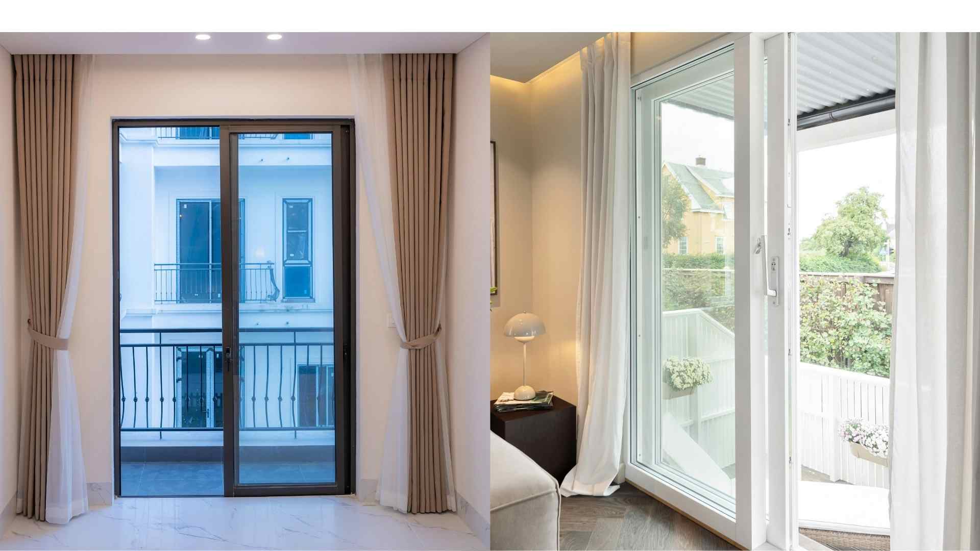 Slipper door design for balconies - benefits and things to consider. Graphics: Ha May