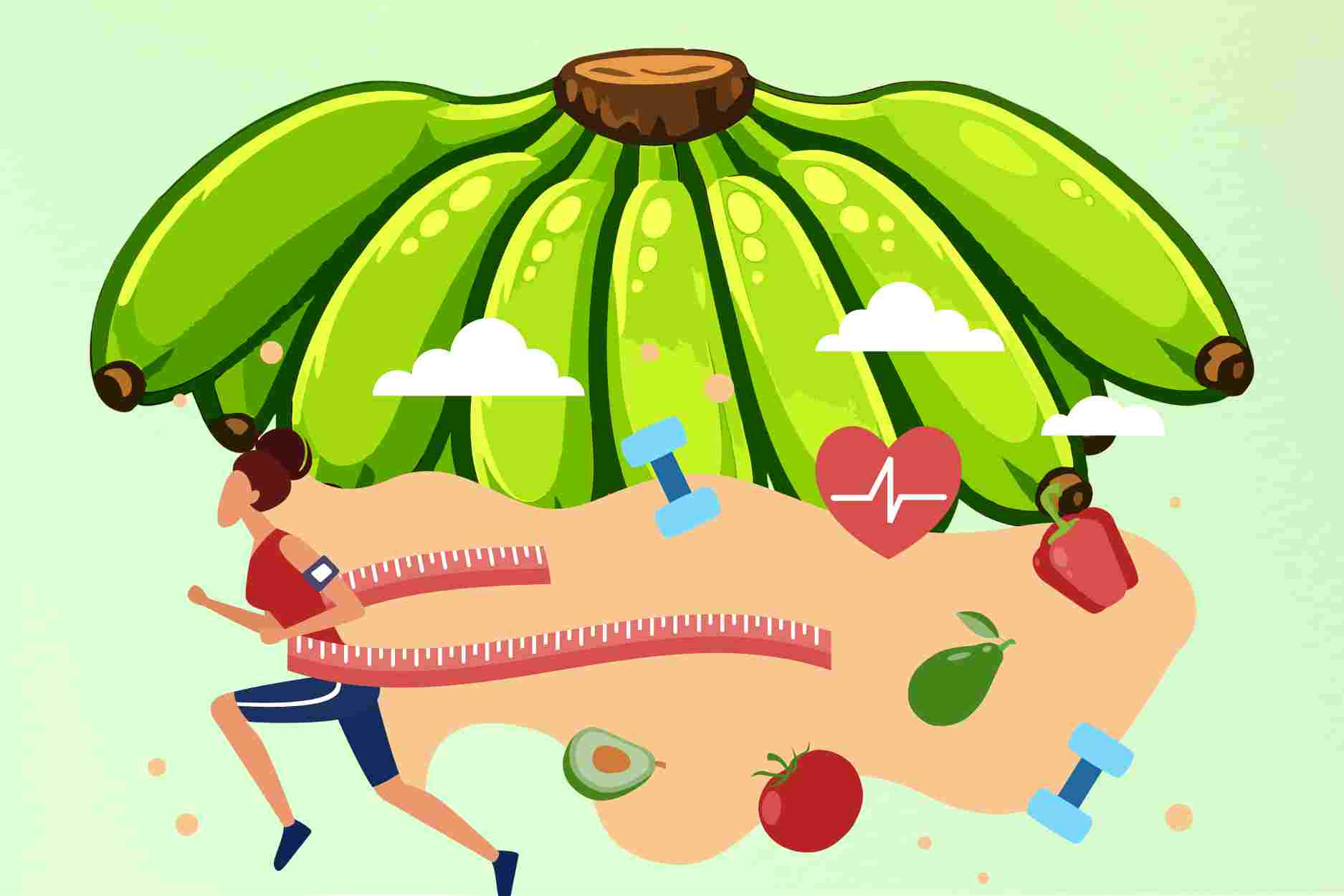 How to use bananas to help reduce fat effectively