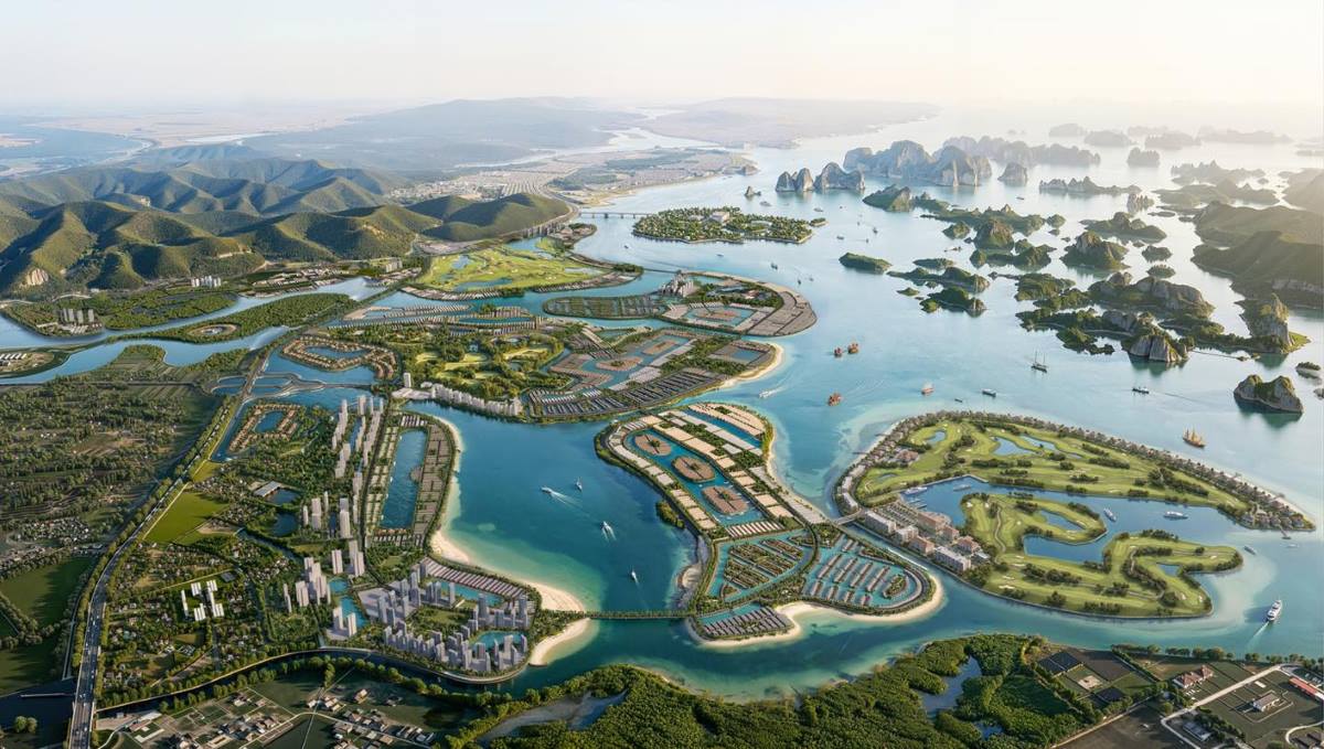 Perspective of Vinhomes Global Gate Ha Long megacity. Photo: Vingroup
