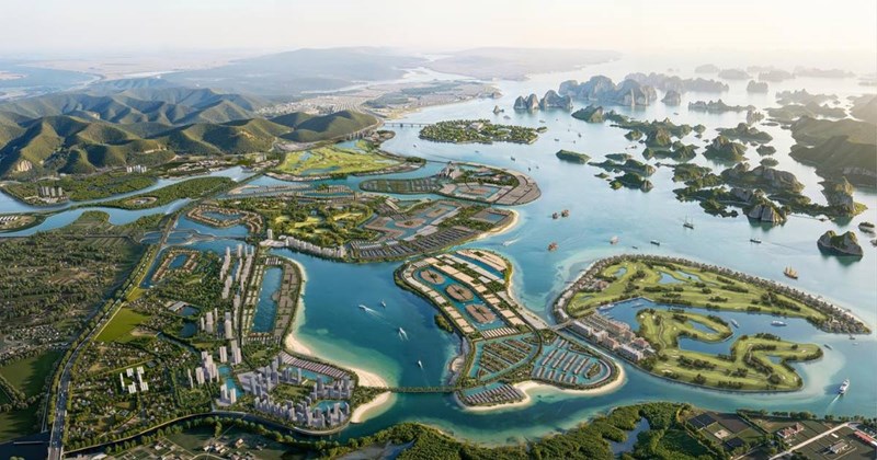 Quảng Ninh: Siêu đô thị 18 tỷ USD với hồ 680ha, 200km bờ biển