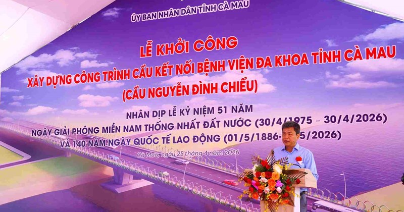 Cà Mau khởi công cầu 500 tỷ đồng, khánh thành trung tâm bảo trợ