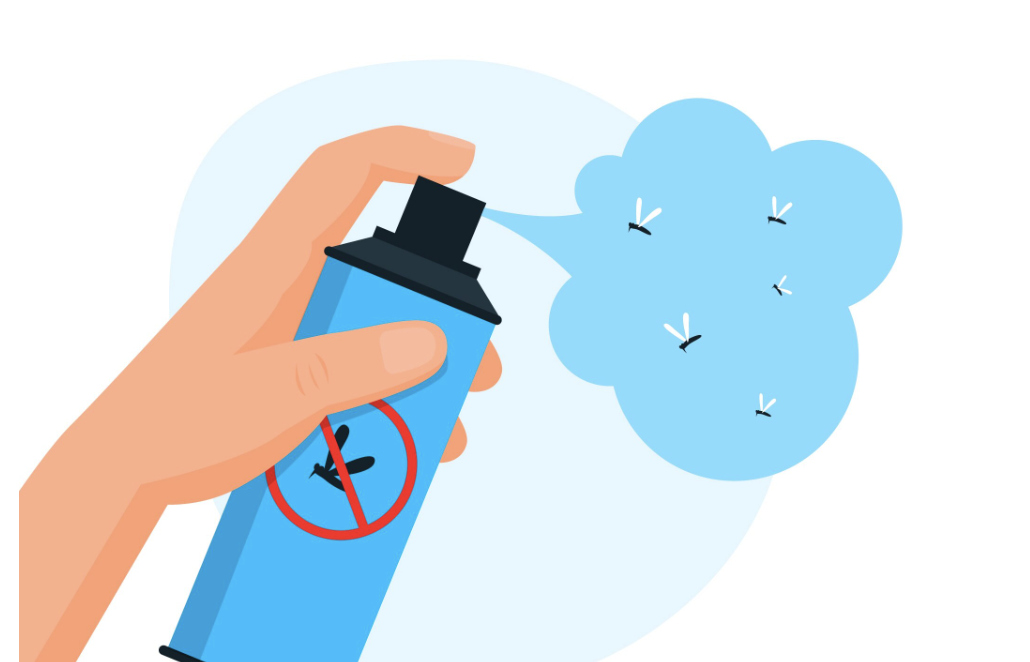 Self-made insect spray from natural ingredients to help protect living space. Photo: Thuy Duong