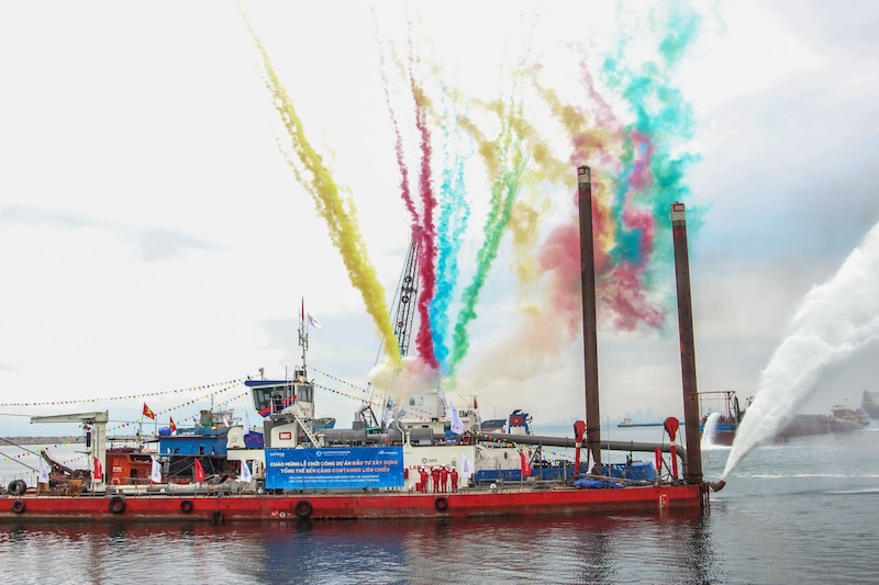 Dự án bến cảng container Liên Chiểu có quy mô hơn 172ha. Ảnh: Thanh Tâm