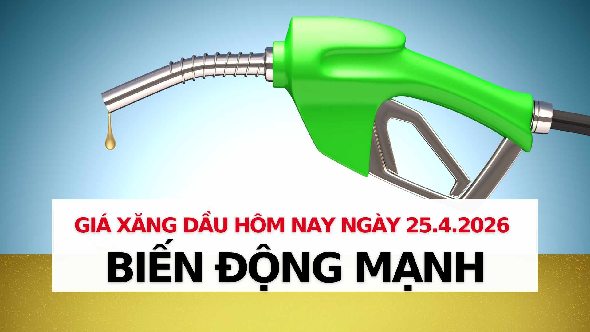 Prix de l'essence et du pétrole le 25 avril: Forte fluctuation. Graphique: Thạch Lam