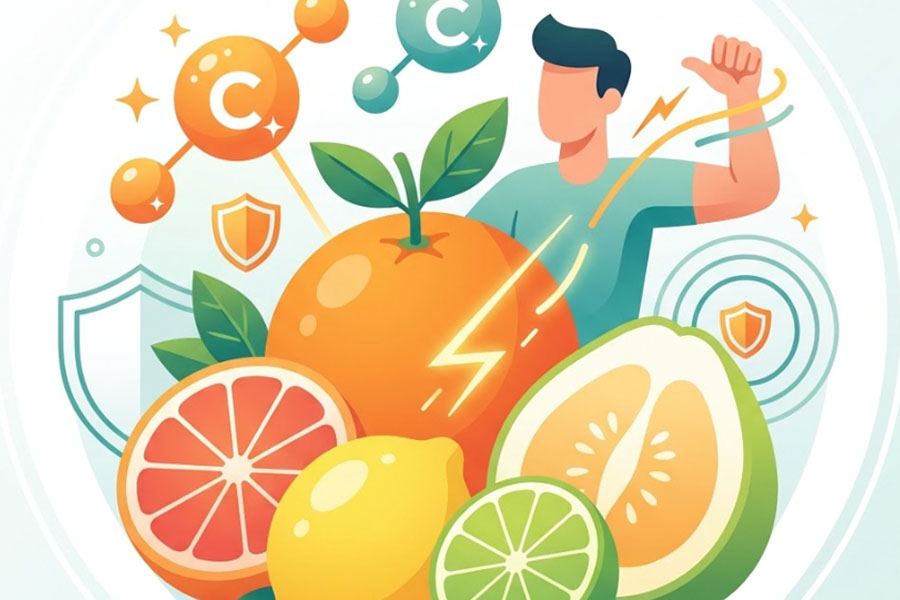 When should citrus fruits be eaten to increase absorption and support immunity. Graphics: Thien Nhan