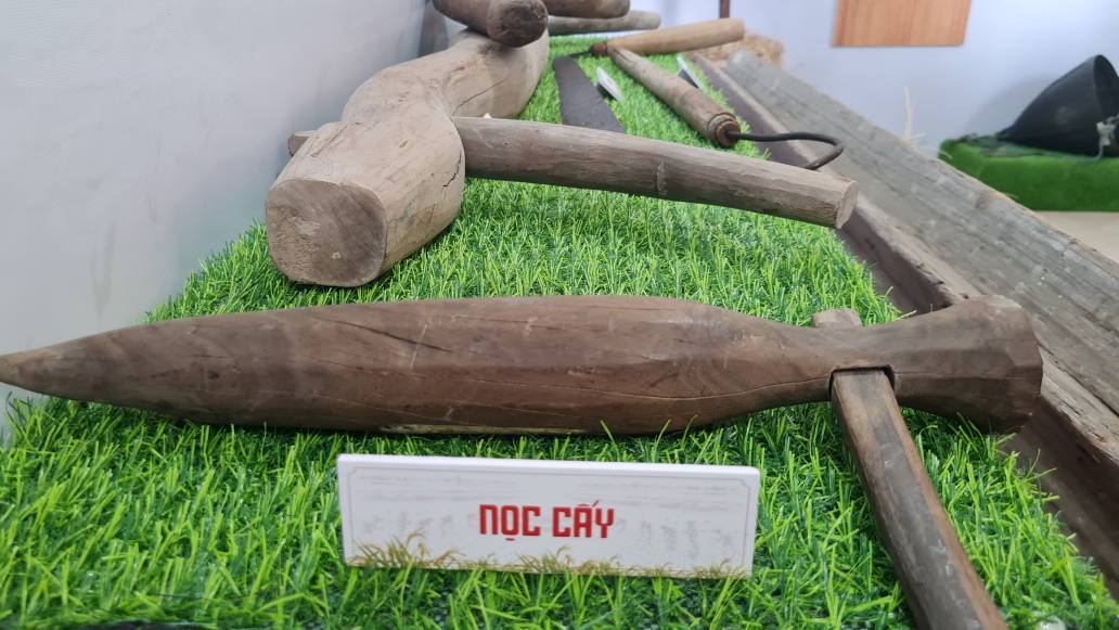 Một góc Bảo tàng Lúa nước tỉnh Cà Mau. Ảnh: Nhật Hồ.