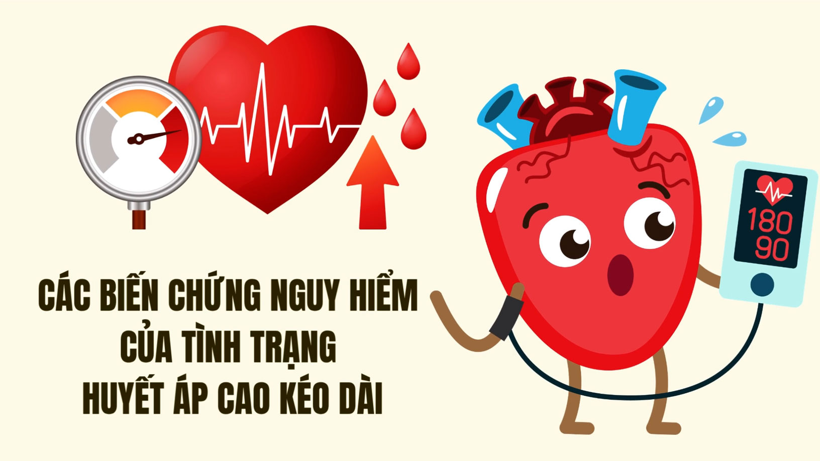 Prolonged high blood pressure causes many dangerous complications.