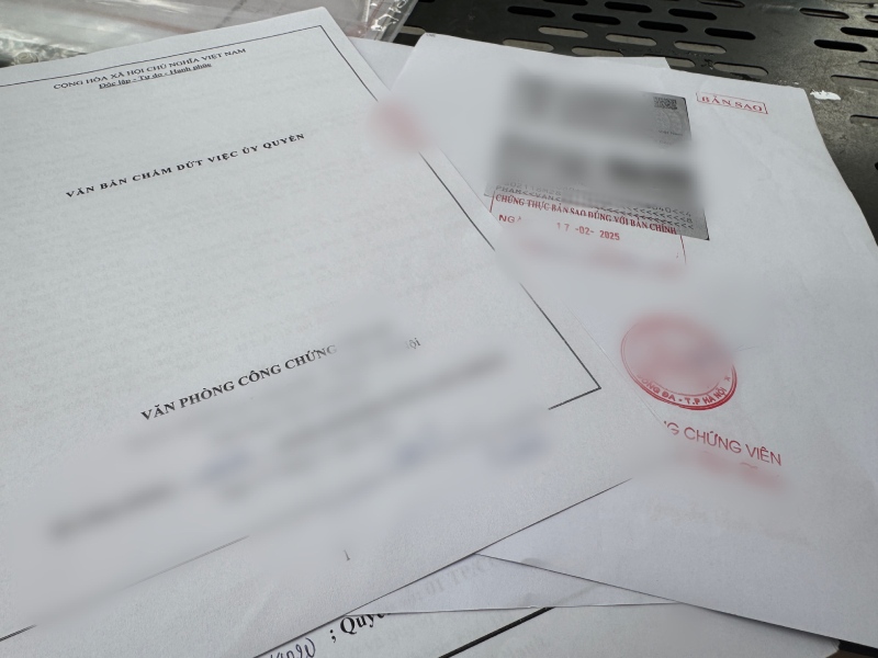 Notarization of real estate transactions within provinces and cities. Photo: Truong Nguyen.