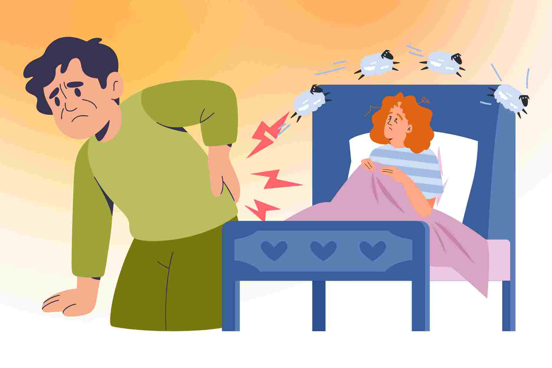 Sleeping habits that seem harmless but cause persistent back pain