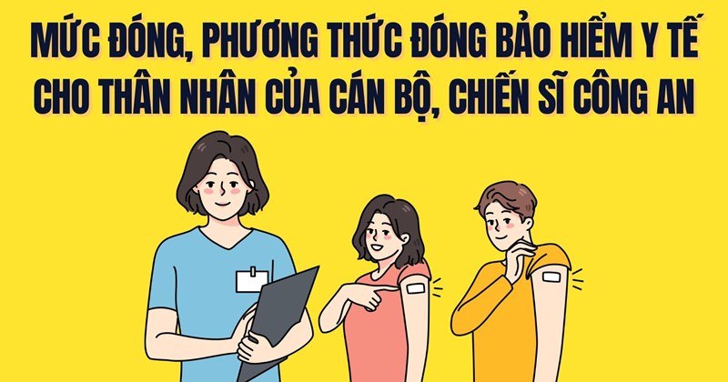 Thân nhân công an, quân nhân được hỗ trợ đóng bảo hiểm y tế