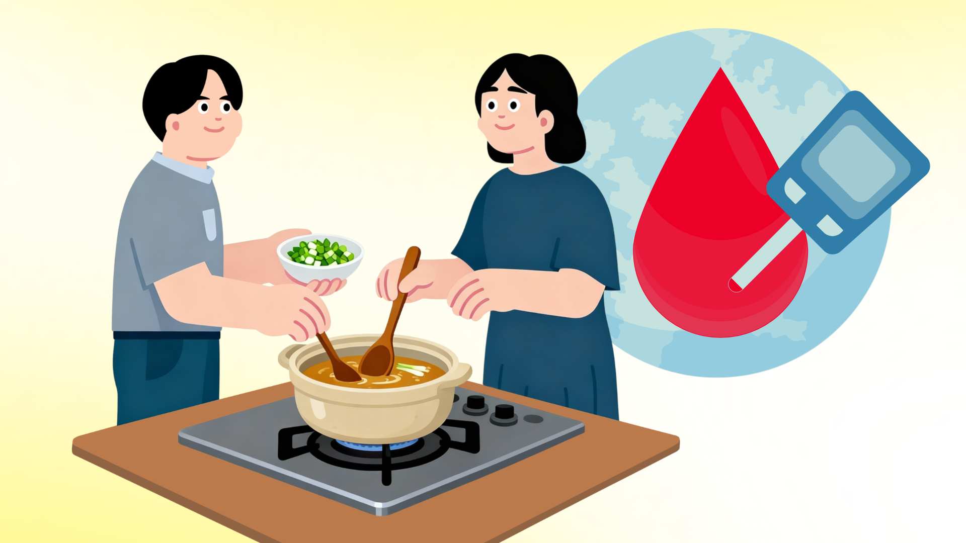 Golden" principle in cooking for people with type 2 diabetes