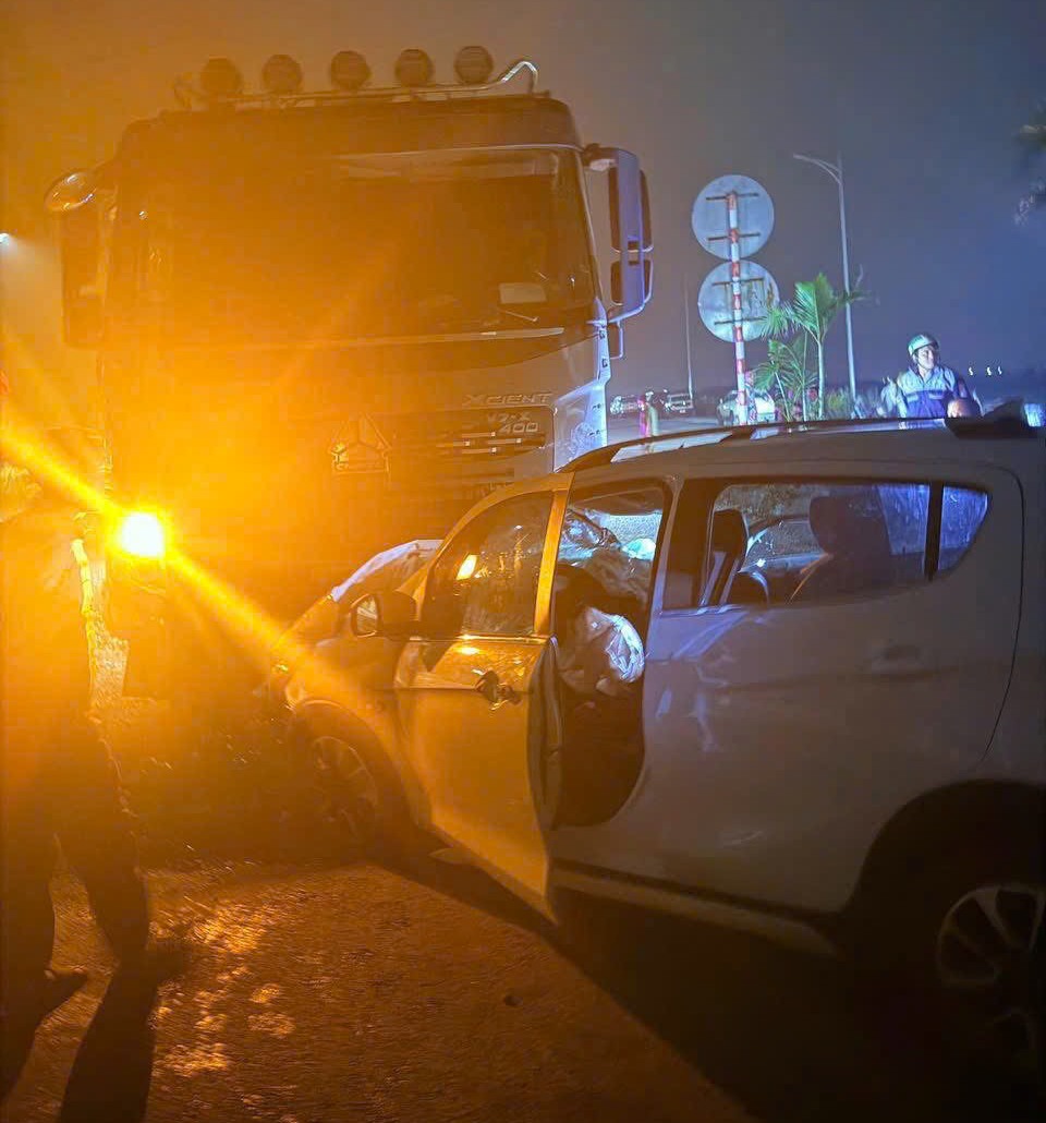 Hiện trường vụ tai nạn. Ảnh: Tiến Thành