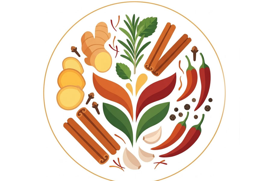 Familiar spices can help reduce inflammation outside of turmeric. Graphics: Thien Nhan