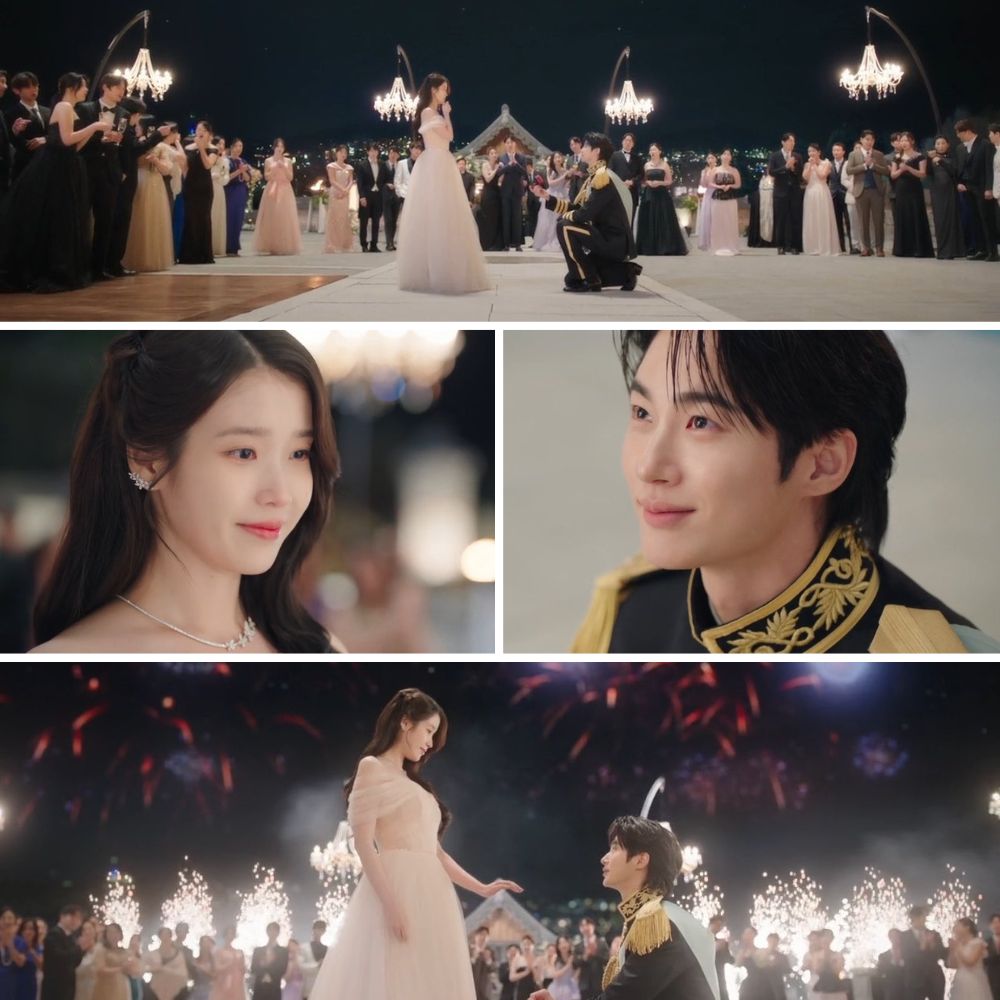 Đại quân Lee Ahn bất ngờ cầu hôn Hee Joo. Ảnh: Nhà sản xuất