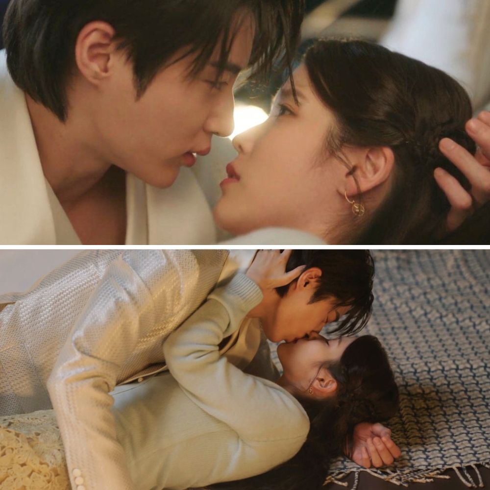 Cảnh Byeon Woo Seok hôn IU giúp