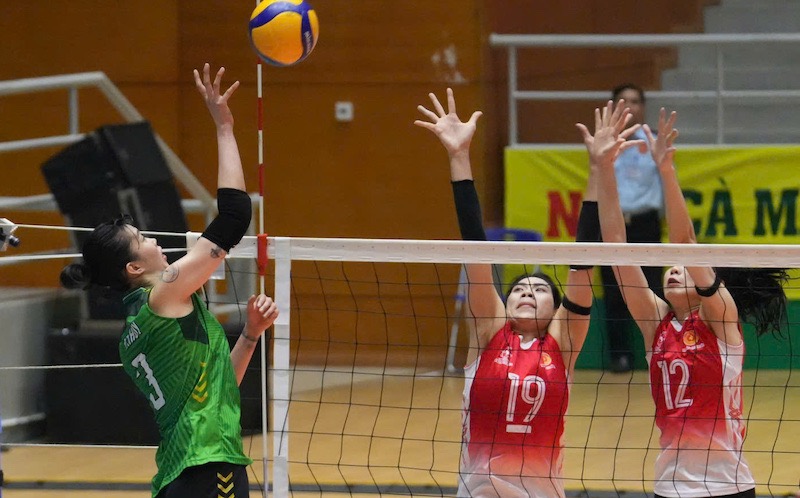 VTV Binh Dien Long An meets Information Corps at Hung Vuong Cup 2026. Photo: VFV