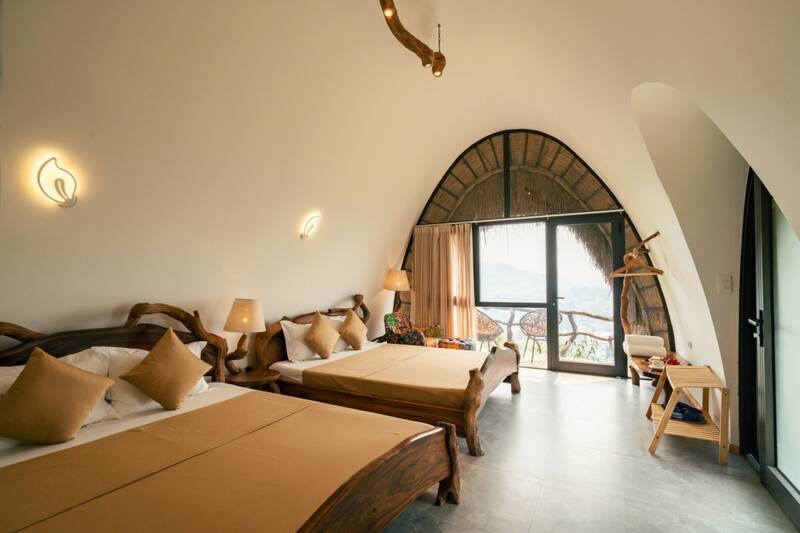 Hippie Home Mộc Châu, phường Thảo Nguyên đã sẵn sàng đón khách du lịch. Ảnh: Hoài Đức