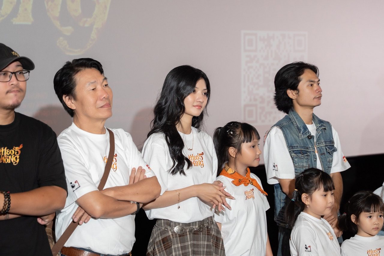 영화 "돼지 다섯 발굽" 출연진. 사진: 영화 제작진.