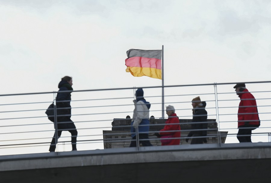 The far-right Alternative for Germany (AfD) party has received a record 28% support in INSA's latest weekly voting intention survey. Photo: Xinhua