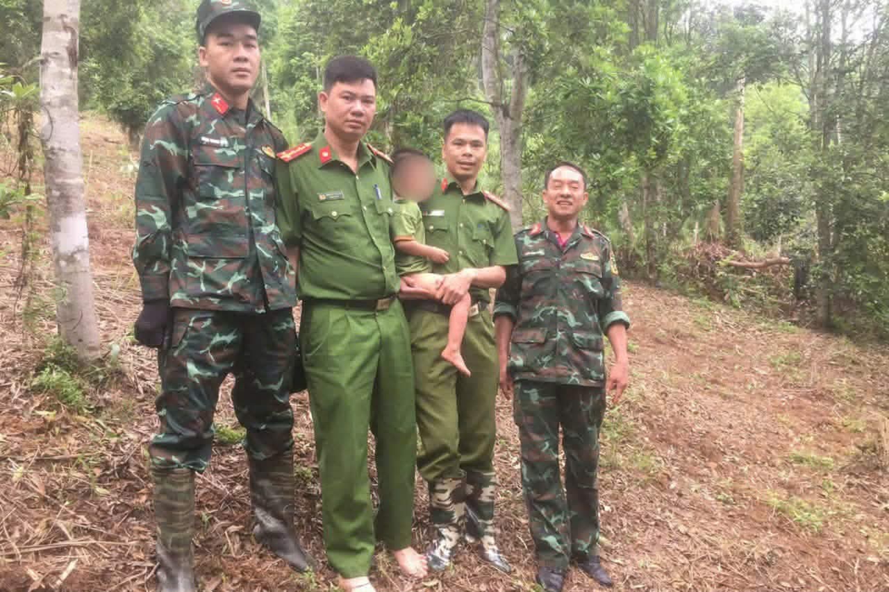 Missing baby boy found in Thai Nguyen. Photo: Thai Nguyen Police