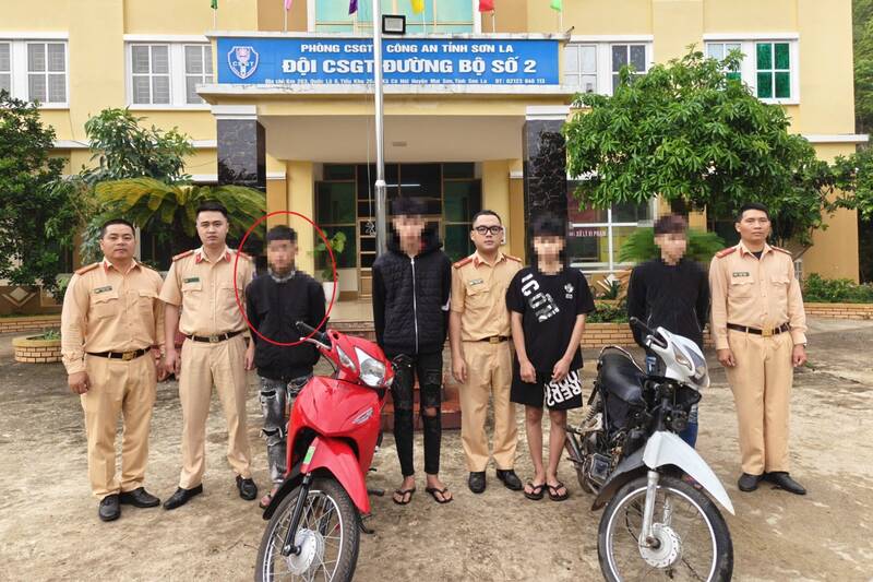 Co quan công an xử lý L.V.L.V, xã Yên Châu, tỉnh Sơn La và những người tham gia, cổ vũ hành vi vi phạm giao thông đăng tải trên mạng xã hội. Ảnh: Công an tỉnh Sơn La