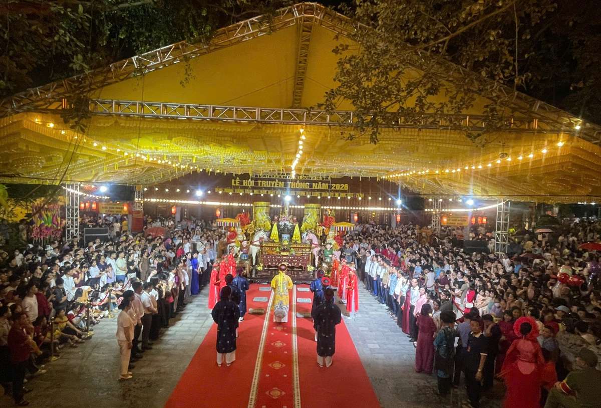 Opening of Tien La Temple Festival 2026. Photo: Ha Vi