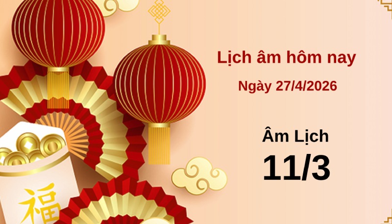 Lunar calendar on March 11th should not do important things. Graphics: Minh Phong