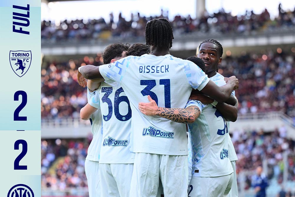 Inter Milan had an unfortunate 2-2 draw against Torino. Photo: Inter Milan