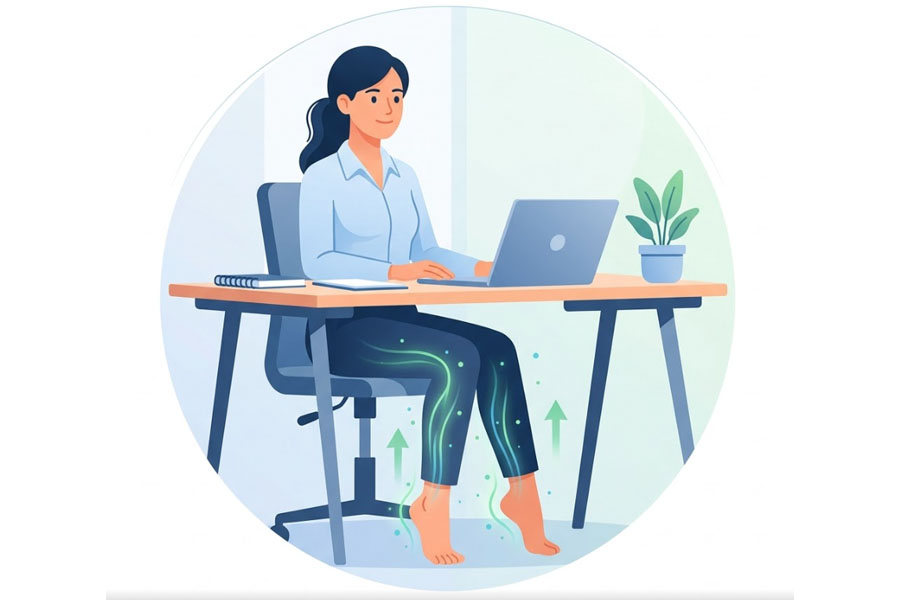 Simple sitting exercises help stabilize blood sugar after meals. Graphics: Thien Nhan