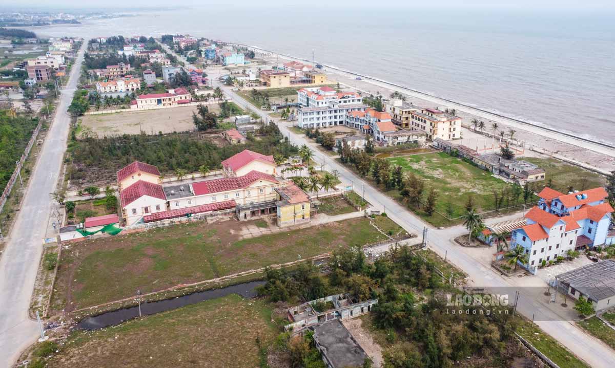 Khu vực biển Quất Lâm, xã Giao Ninh, tỉnh Ninh Bình. Ảnh: Lương Hà