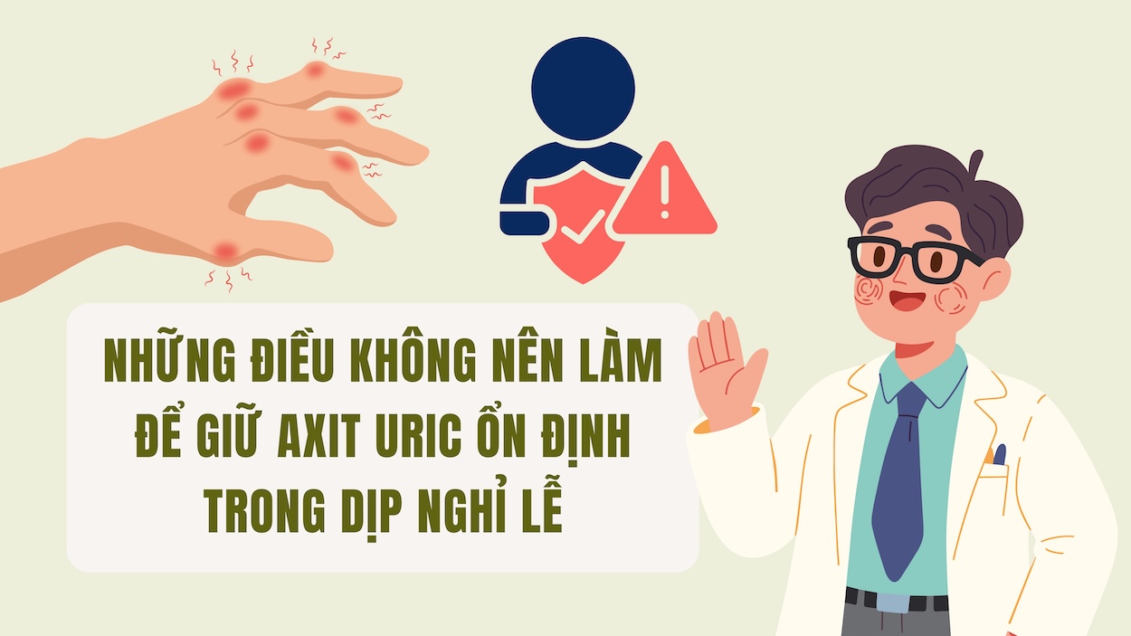 Things you shouldn't do to keep uric acid stable during the holidays