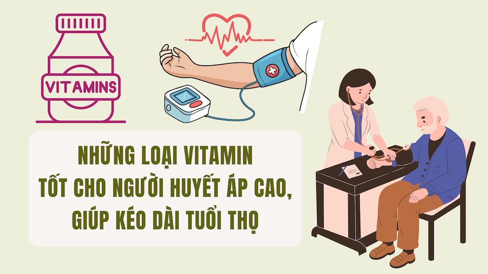 Vitamins good for people with high blood pressure, helping to prolong life