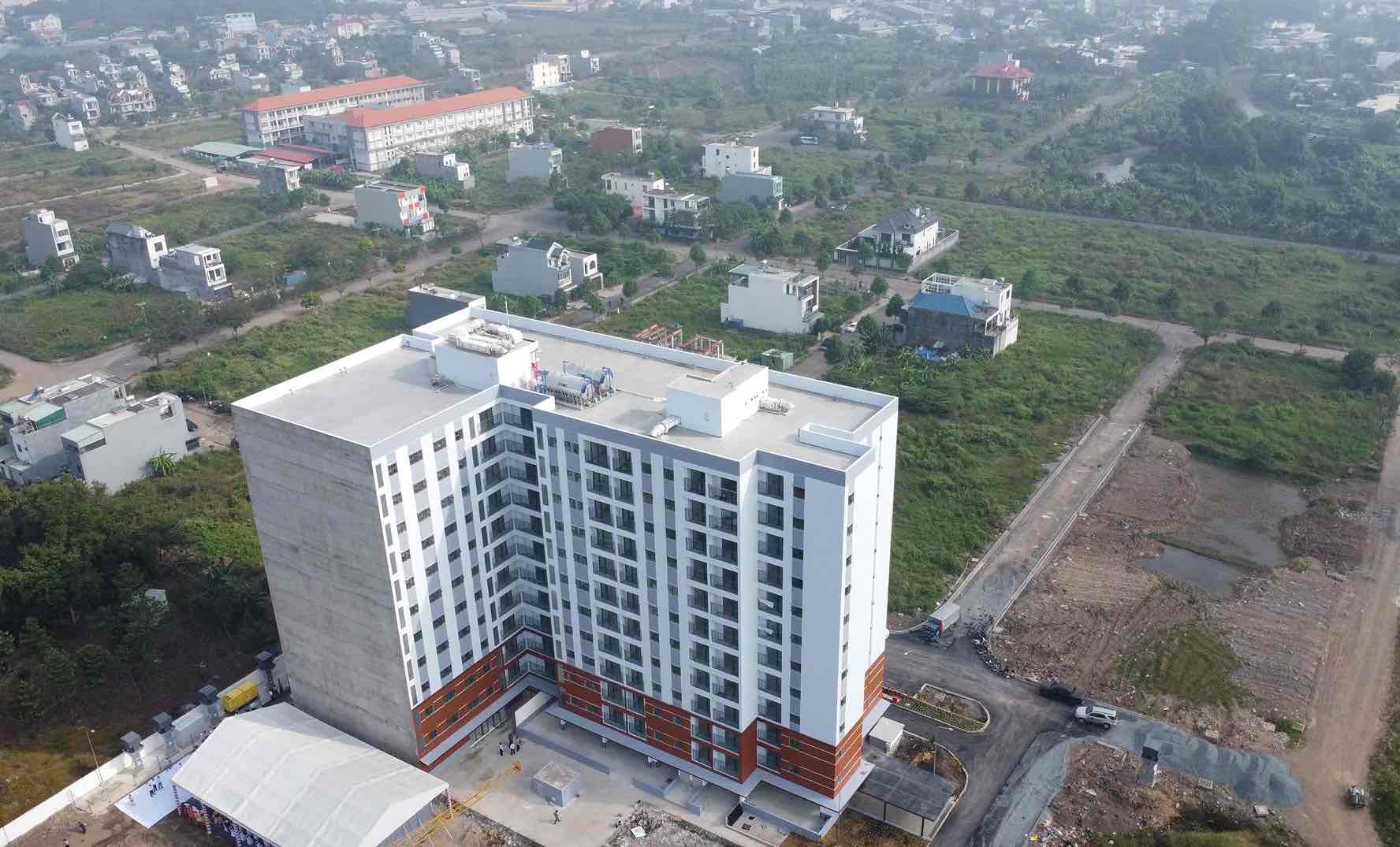 Dự án nhà ở xã hội tại phường Phước Tân, Đồng Nai đã đưa vào hoạt động. Ảnh: HAC