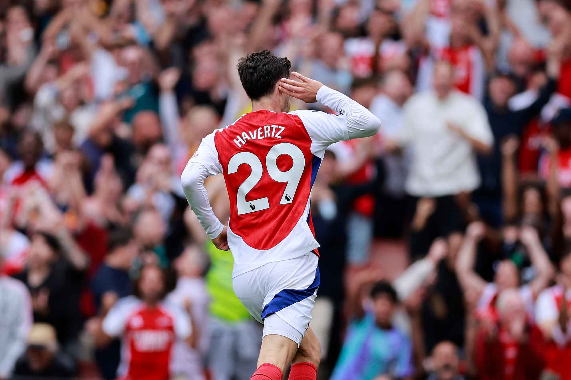 Mất Eze và Havertz là thiệt thòi quá lớn với Arsenal trong giai đoạn còn lại. Ảnh: AFP