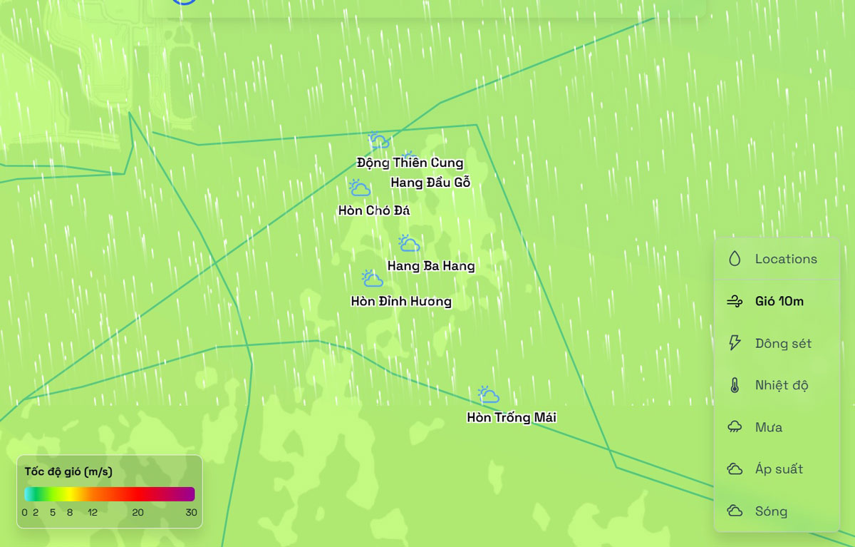 Application interface on the web platform. Photo: Doan Hung