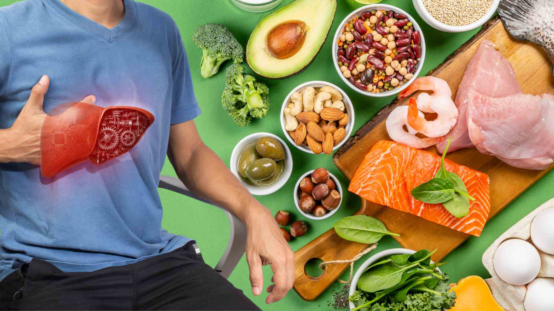 The Mediterranean diet helps improve fatty liver conditions. Photo: An Phuong