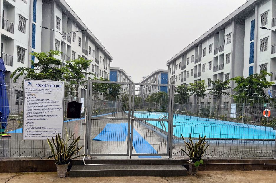 Hình ảnh Nhà ở cho người lao động Công ty CP Vĩnh Hoàn tại phường Mỹ Ngãi, tỉnh Đồng Tháp. Ảnh: Cổng thông tin điện tử tỉnh Đồng Tháp