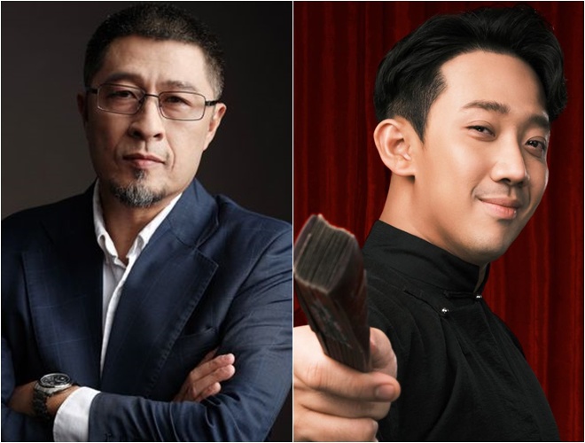 Producer, director Charlie Nguyen and Tran Thanh. Photo: NVCC