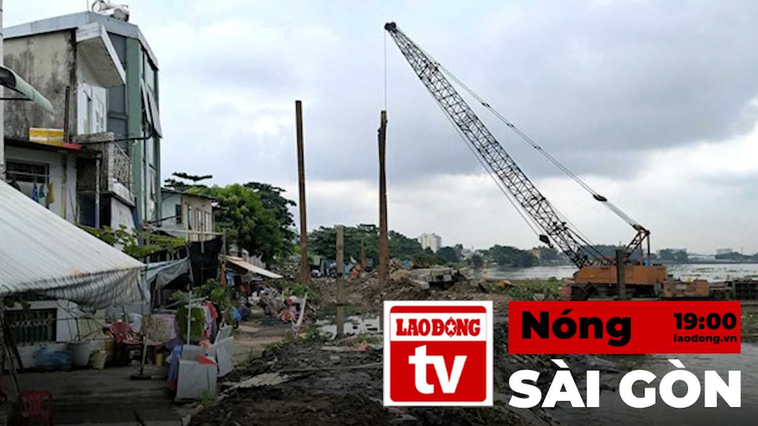Saigon Hot News: Landslide prevention project in Ho Chi Minh City is slow to construct